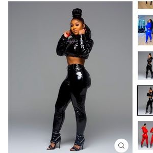 Shane Justin 2 piece leather set